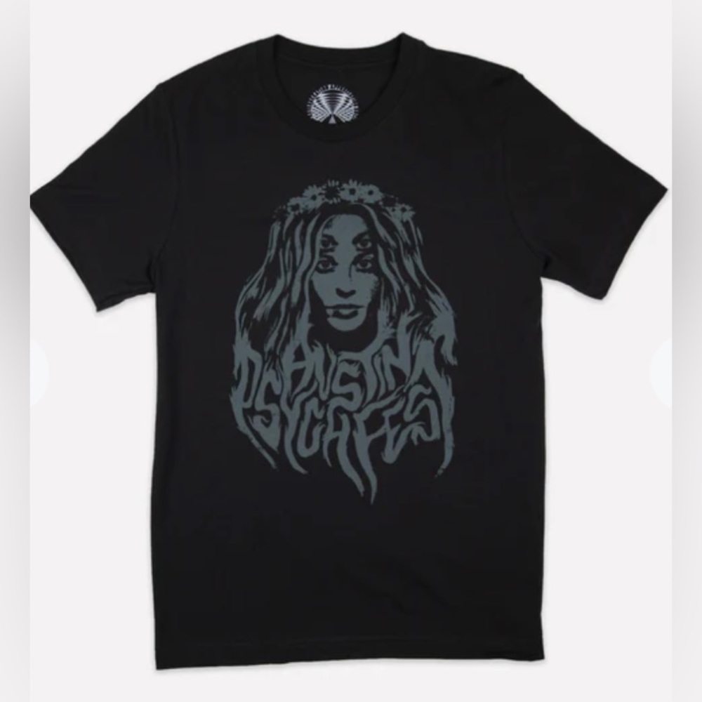 Levitation Austin Psych Fest Flower Child T-Shirt Black Size Small